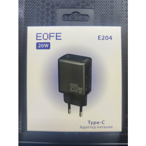 Сетевое зарядное устройство EOFE E204, 20W, PD3.0