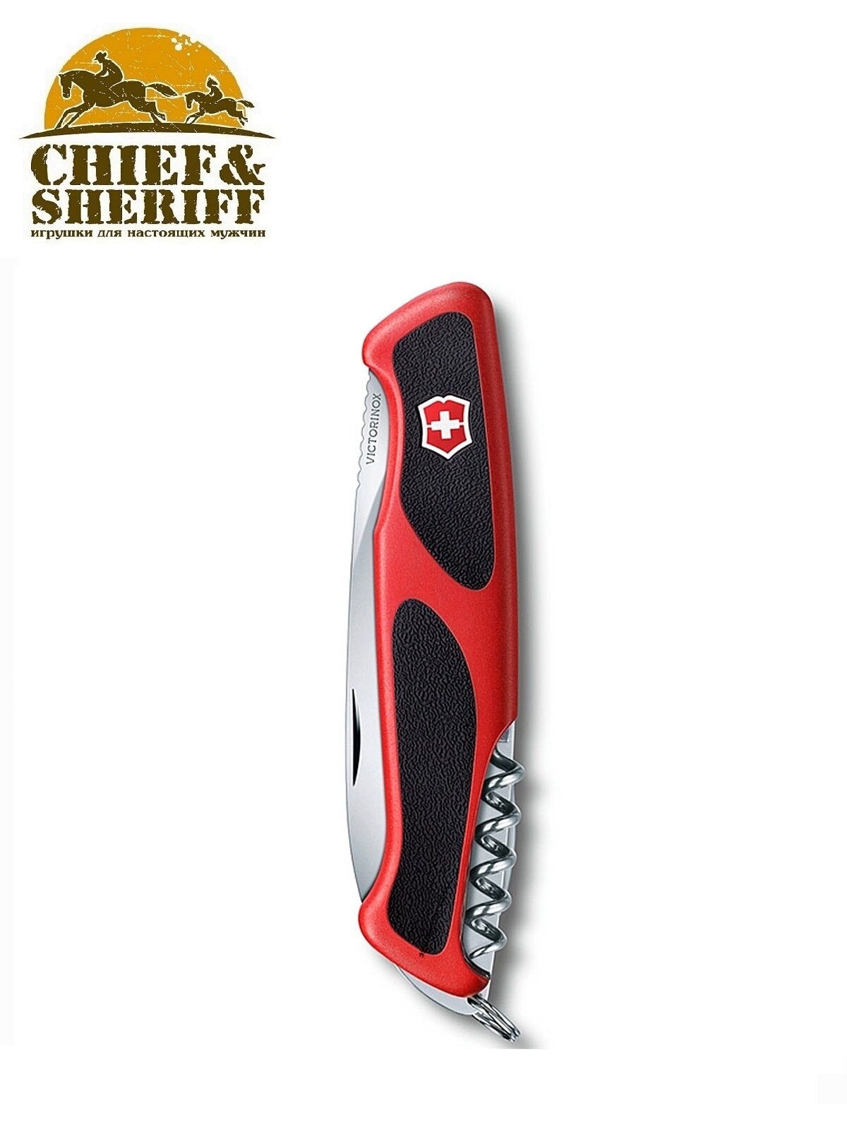 Нож перочинный Victorinox RangerGrip 55 (0.9563.C) 130мм 12функций красный/черный карт.коробка [0.9563.c ] - фото №10