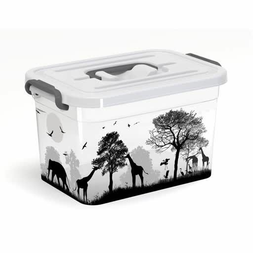 Контейнер для хранения 10л 355х235х192мм Africa