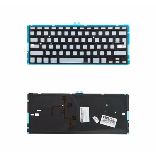 A1369 Подсветка клавиатуры для Apple MacBook Air 13", A1369, A1466, Mid 2011 - Early 2017, Г-образный Enter