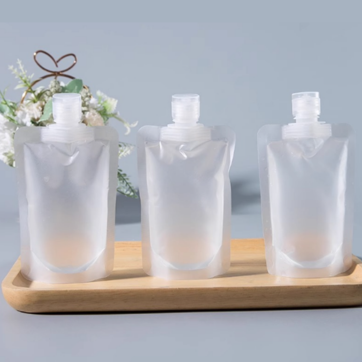 фото Дорожный набор косметических гибких флаконов 3шт. 50мл.