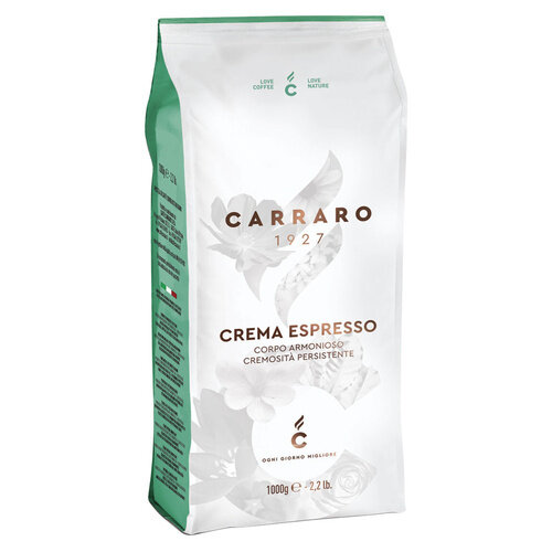 Кофе в зернах Carraro Crema Espresso, 1 кг (Карраро)