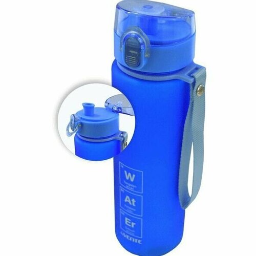 Бутылочка deVENTE. Water 560 мл, 22,9x6,5x6,5 см, пластиковая, синяя