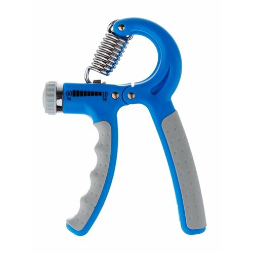 Эспандер кистевой Estafit регулируемый 10 - 60 кг для фитнеса рук пальцев пружинный детский и взрослый синийсерый 321₽