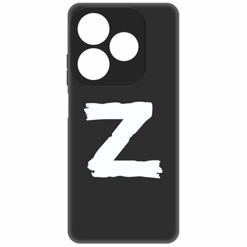 Чехол-накладка Krutoff Soft Case Z для INFINIX Smart 8 черный