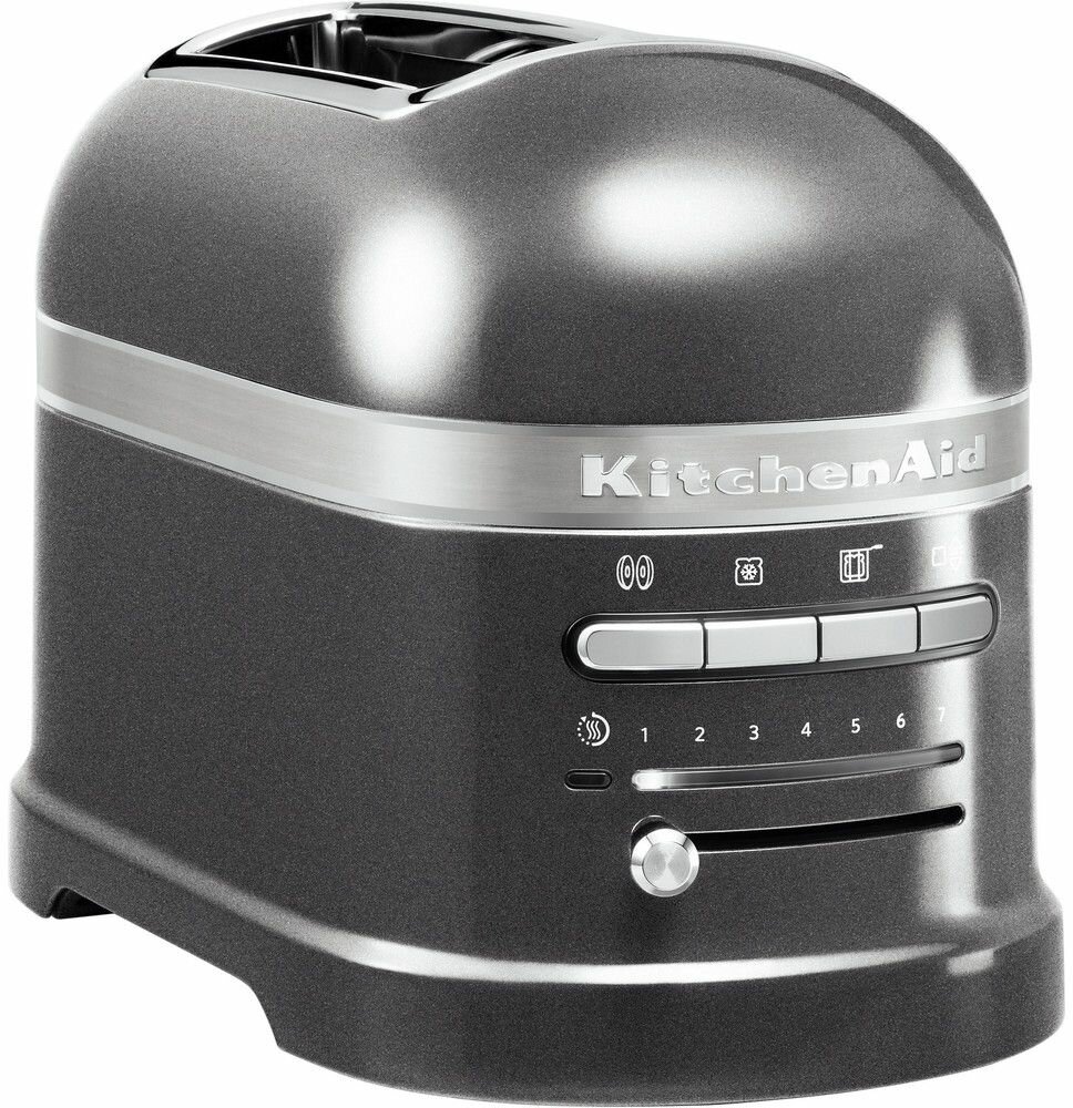 Тостер KitchenAid Artisan 5KMT2204EMS, 2 отеделния, цвет серебряный медальон