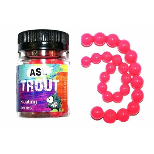 фото Asl форель "икра", цвет №104, ф-9-11мм, 12+12шт/уп