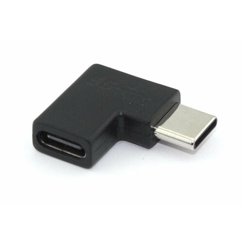 переходник usb type c папа на type c мама угловой Переходник USB Type C папа на Type-C мама угловой