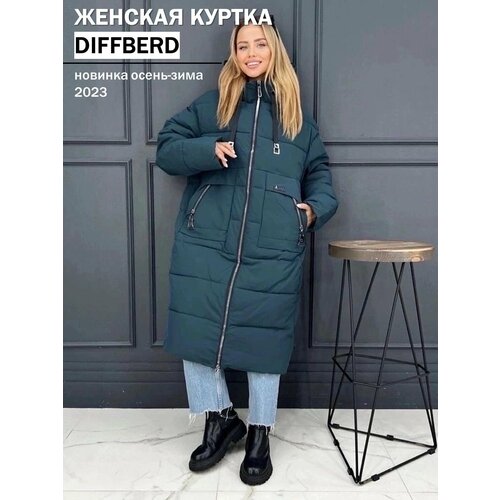 фото Куртка diffberd, размер 68, зеленый