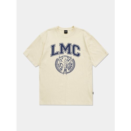 Футболка LMC Overdyed College Bear, размер L, бежевый