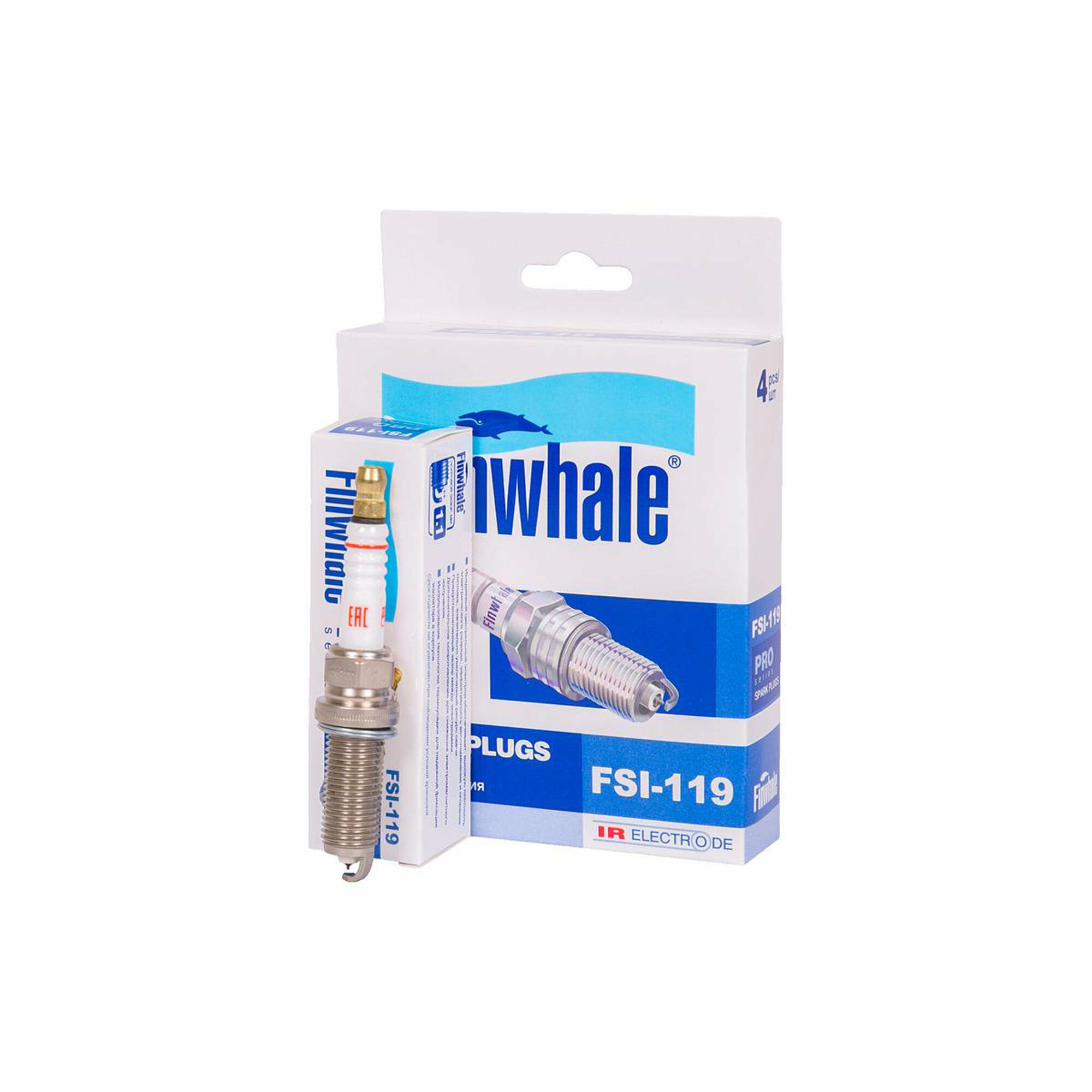 фото Свеча FINWHALE IRIDIUM Lada Vesta (GFL44), X-Ray (GAB43), Nissan, Renault, Toyota, Mazda, Subaru