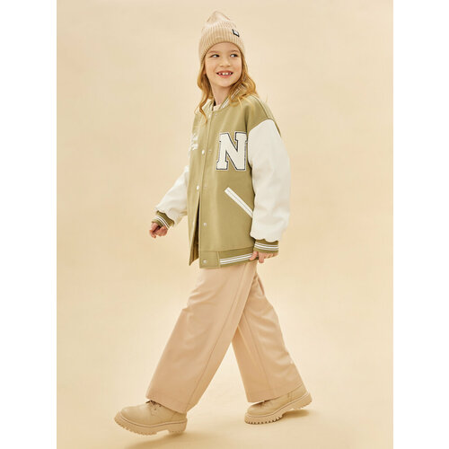 фото Бомбер noble people, размер 152, зеленый