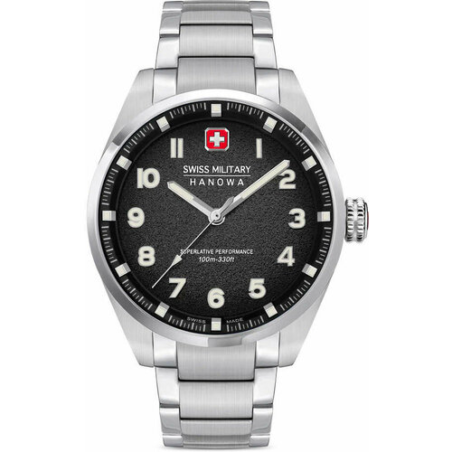 Наручные часы Swiss Military Hanowa SMWGG0001503, серебряный, черный