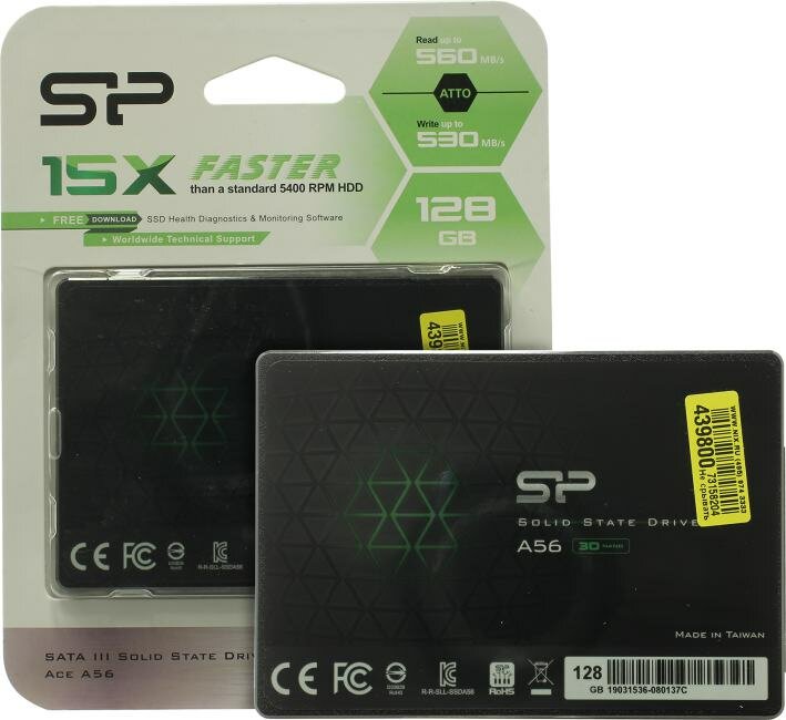 Silicon Power A56 128GB SP128GBSS3A56B25RM - фото №17