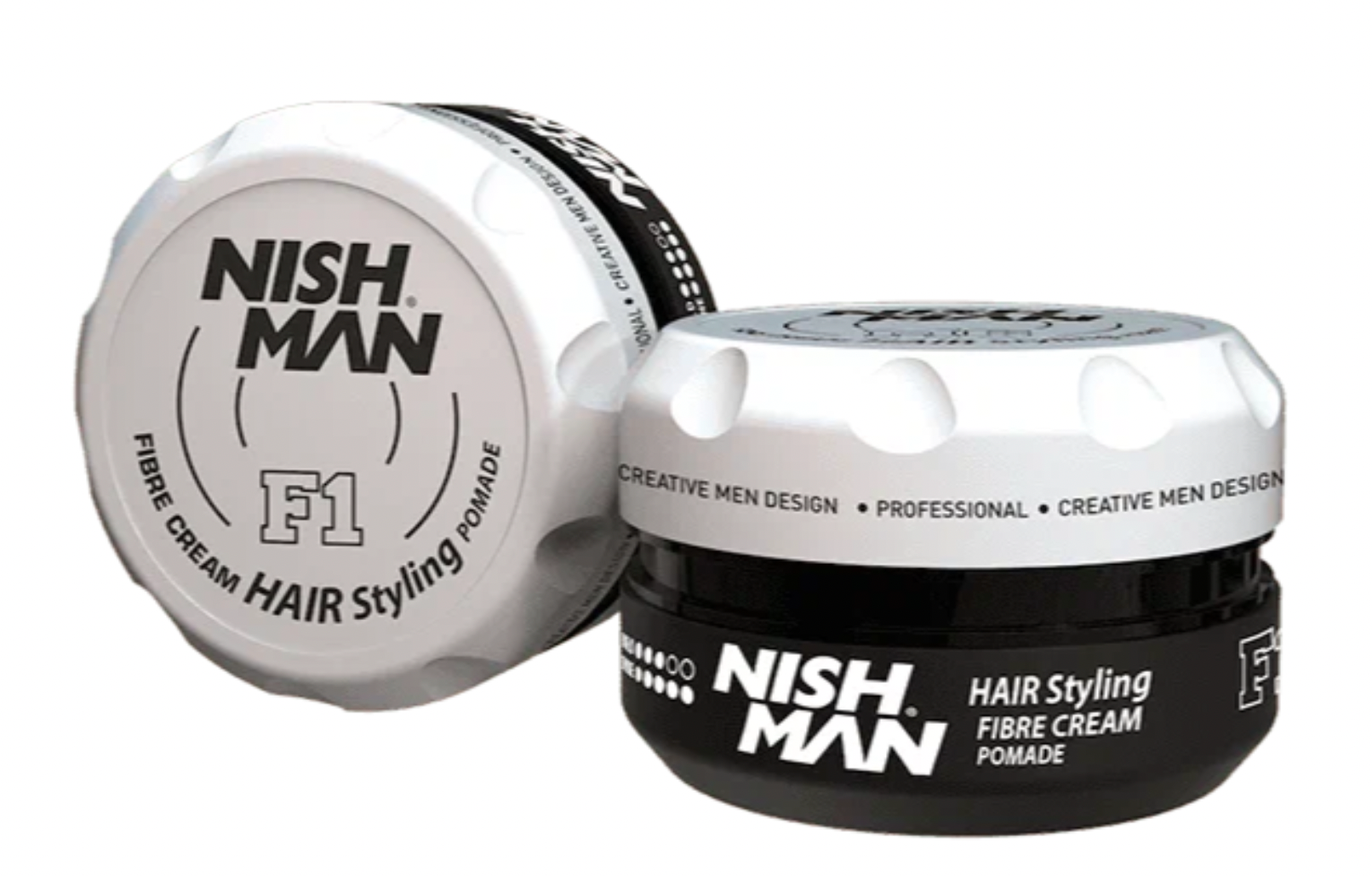 NISHMAN Помада для волос HAIR STYLING FIBRE CREAM POMADE F1, 100 мл