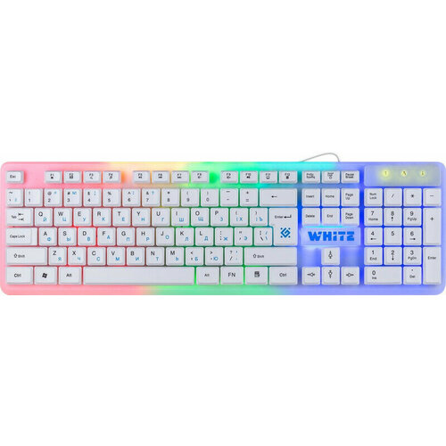 Клавиатура Defender GK-172 WHITE RAINBOW (45172)