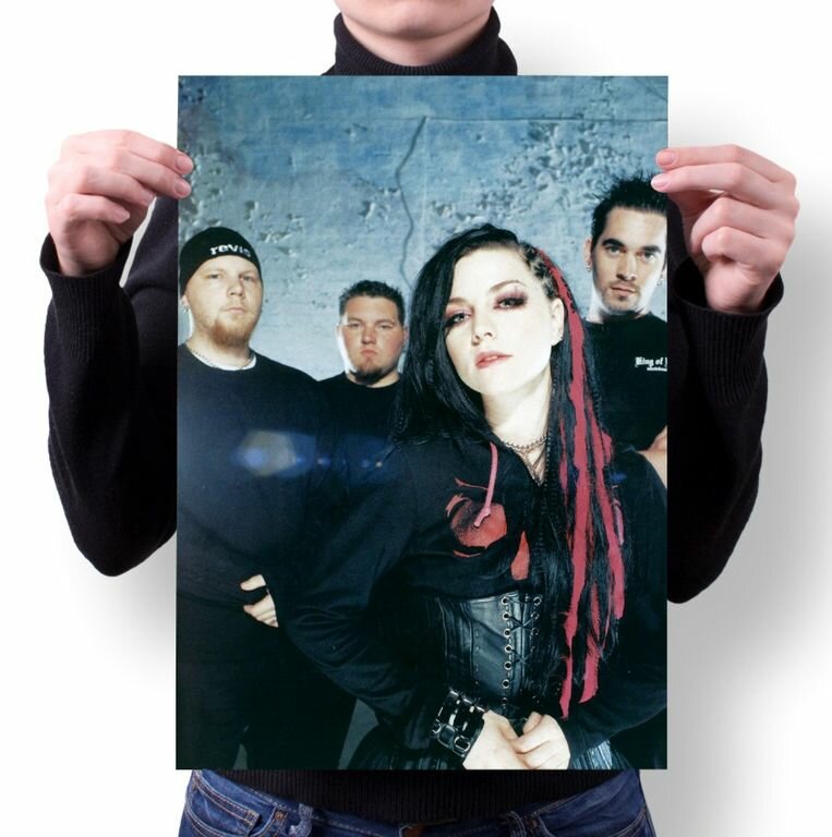 Плакат Evanescence, Эванесенс №2, А4