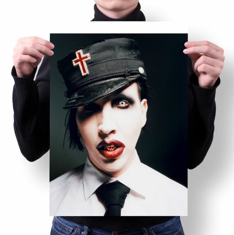 Плакат Marilyn Manson, Мэрилин Мэнсон №3, А4