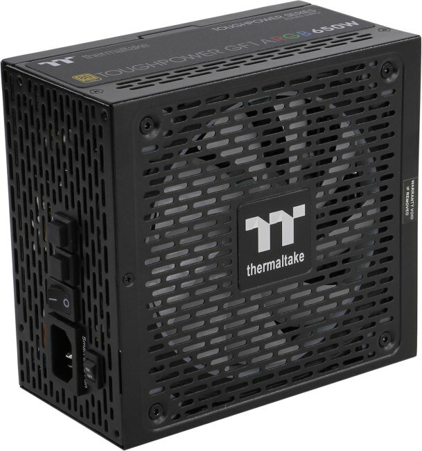 Блок питания THERMALTAKE Toughpower GF1 ARGB, 650Вт, 140мм, черный, retail [ps-tpd-0650f3fage-1] - фото №12