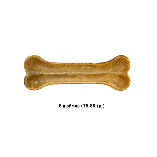 Зооник кость натуральная прессованная 6(75-80г) (1 штука)