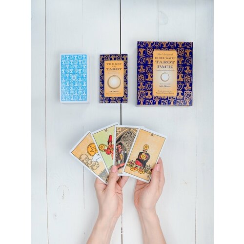 Гадальные Карты таро райдера-уэйта Набор с книгой smith waite tarot gold edition 78 карт книга