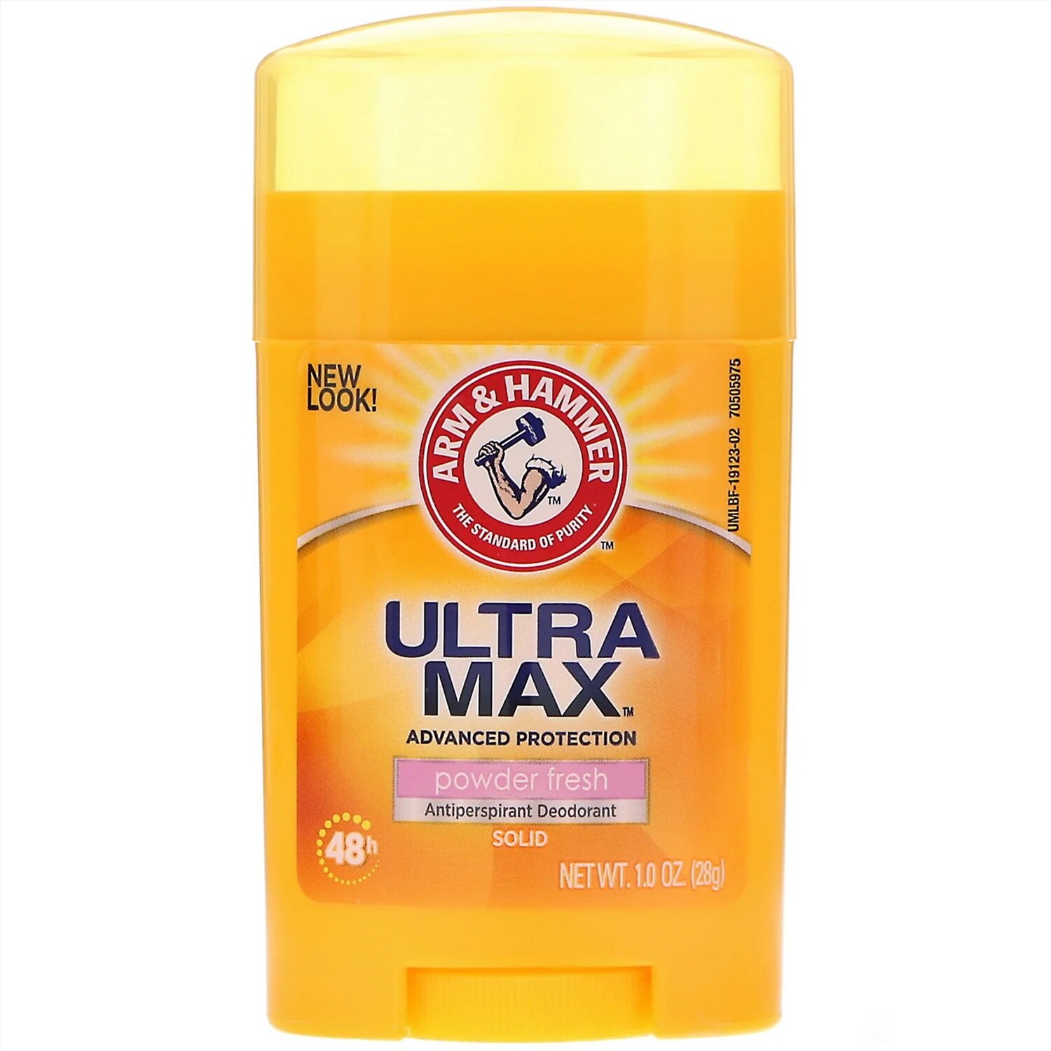 Arm & Hammer, UltraMax, твердый дезодорант-антиперспирант, для женщин, powder fresh, 28 г