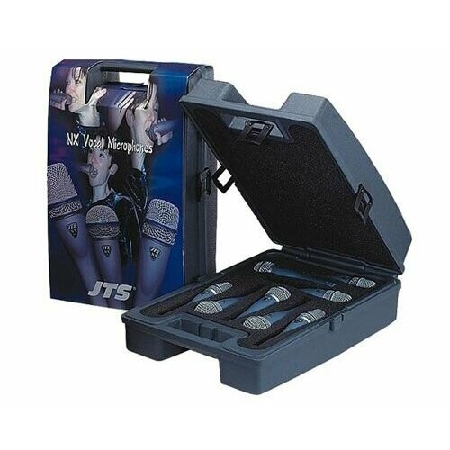 JTS NXB-8V Набор микрофонов в кейсе 8x микрофон ручной вокальный 8021700₽