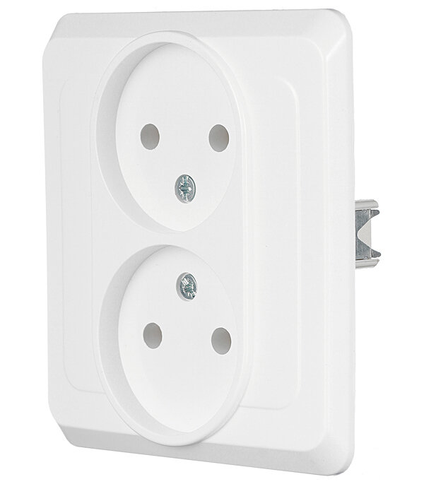 Этюд PC16-005B Розетка двойная (16 А, в сборе, скрытая установка, белая) Schneider Electric - фото №13