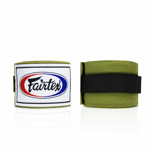 Боксерские бинты Fairtex HW2 4.5 метра хаки (оливковые) бинты боксерские fairtex hw2 красный