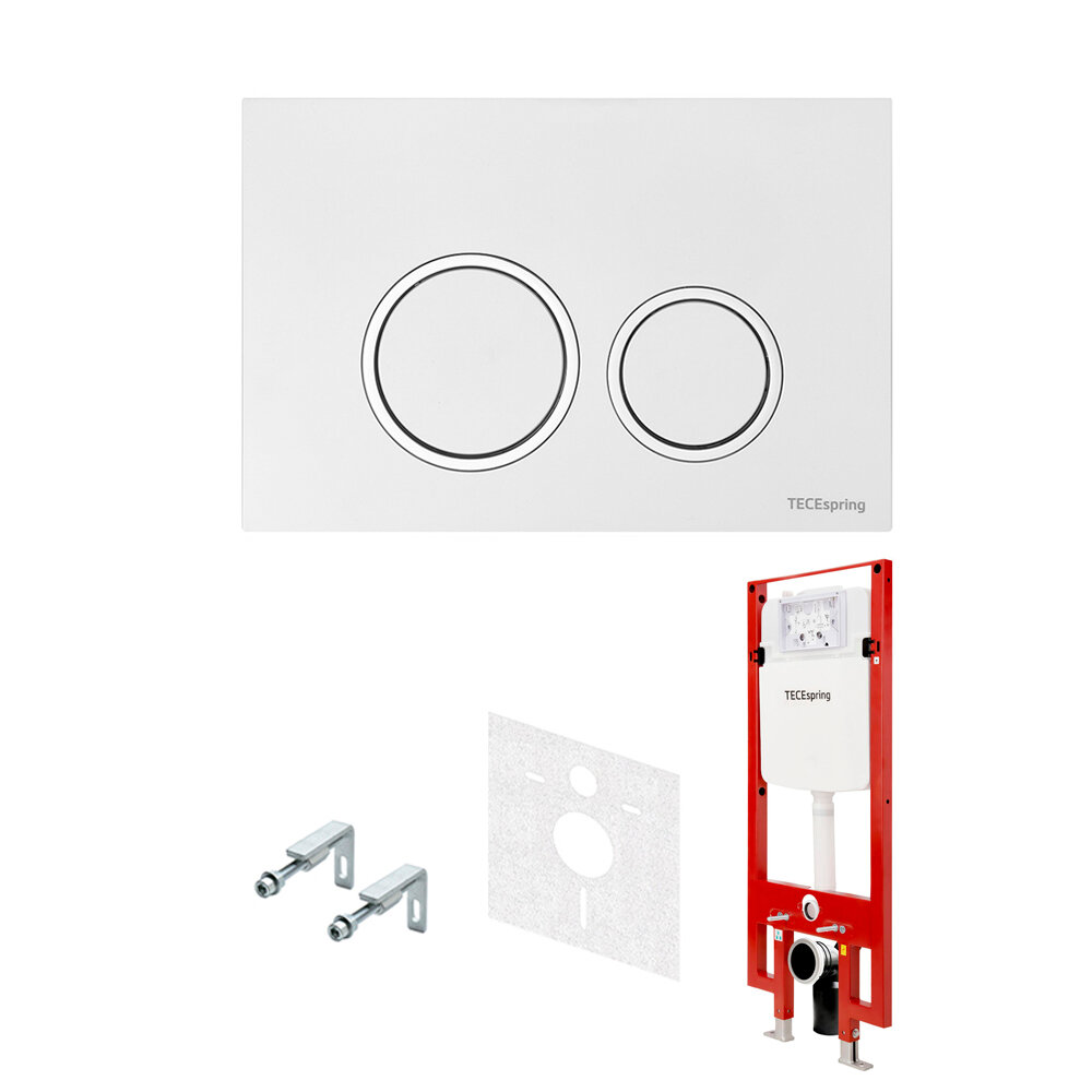 Комплект TECEspring для установки подвесного унитаза с панелью смыва TECEspring R, S955103