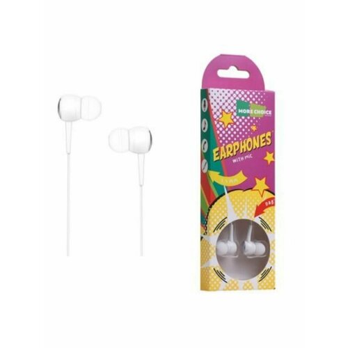 Наушники MORE CHOICE G21 WHITE 563₽