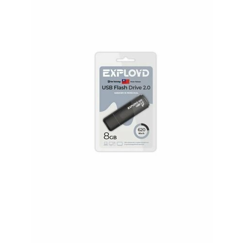 USB флеш накопитель EX-8GB-620-Black usb флэш накопитель exployd ex 32gb 620 black