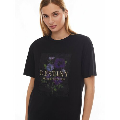 фото Футболка zolla, размер xl, черный