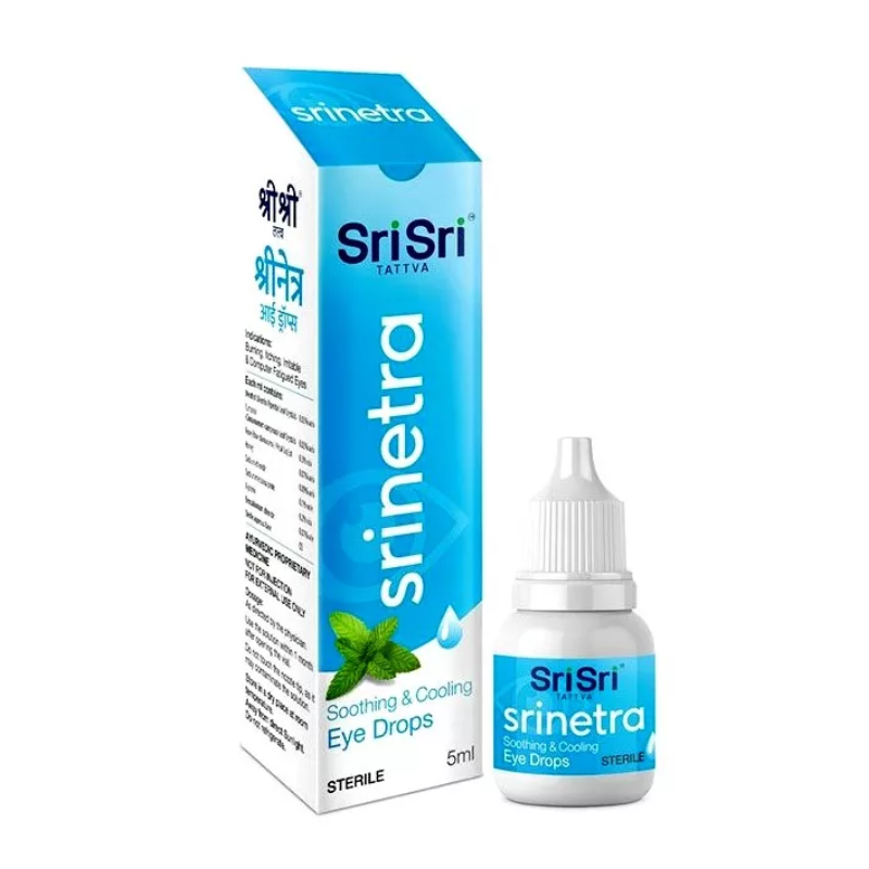 Капли для глаз шринетра ШРИ ШРИ таттва / SRINETRA EYE DROPS SRI SRI TATTVA  5 МЛ.