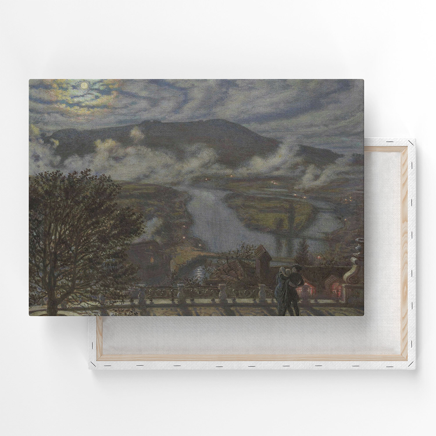Картина на холсте, репродукция / Уильям Холман Хант - View from terrace of river / Размер 60 x 80 см