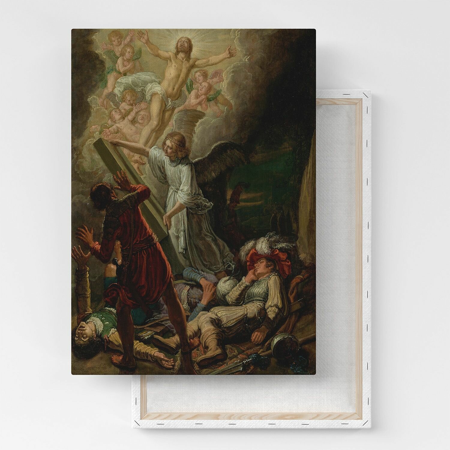 Картина на холсте, репродукция / Питер Ластман - The Resurrection / Размер 30 x 40 см