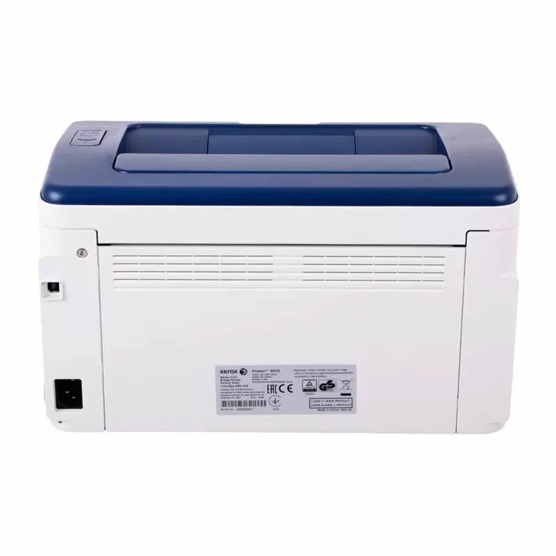 Принтер лазерный Xerox Phaser 3020BI ч/б, A4, белый, 20 стр/мин, 15K стр/мес, 1200х1200 dpi, 128Мб, 600Мгц, Wi-Fi, USB, AirPrint