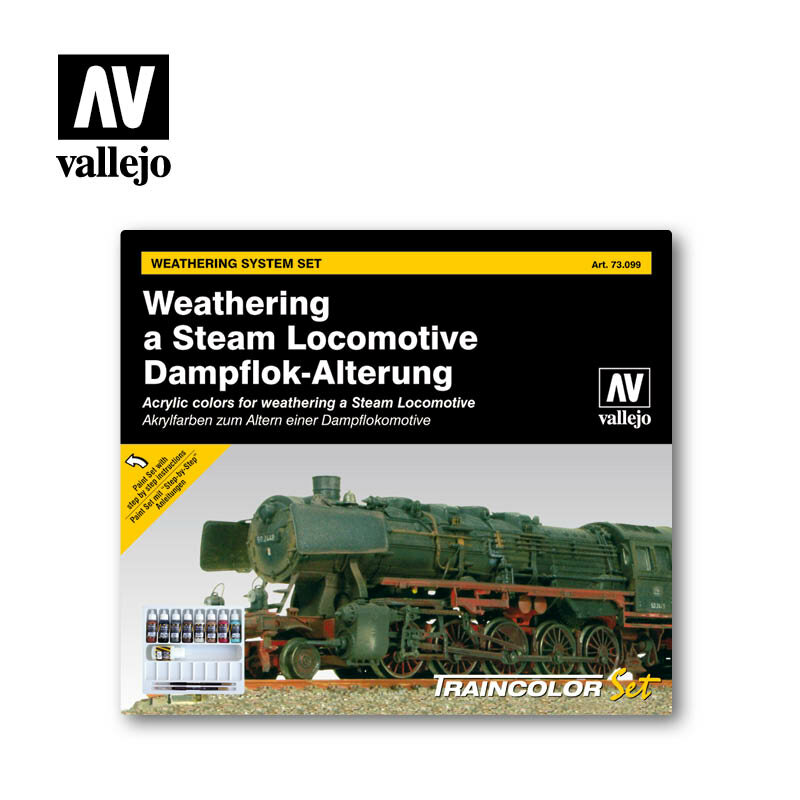 V-73099 Набор Weathering a Steam Locomotive 9 цв
