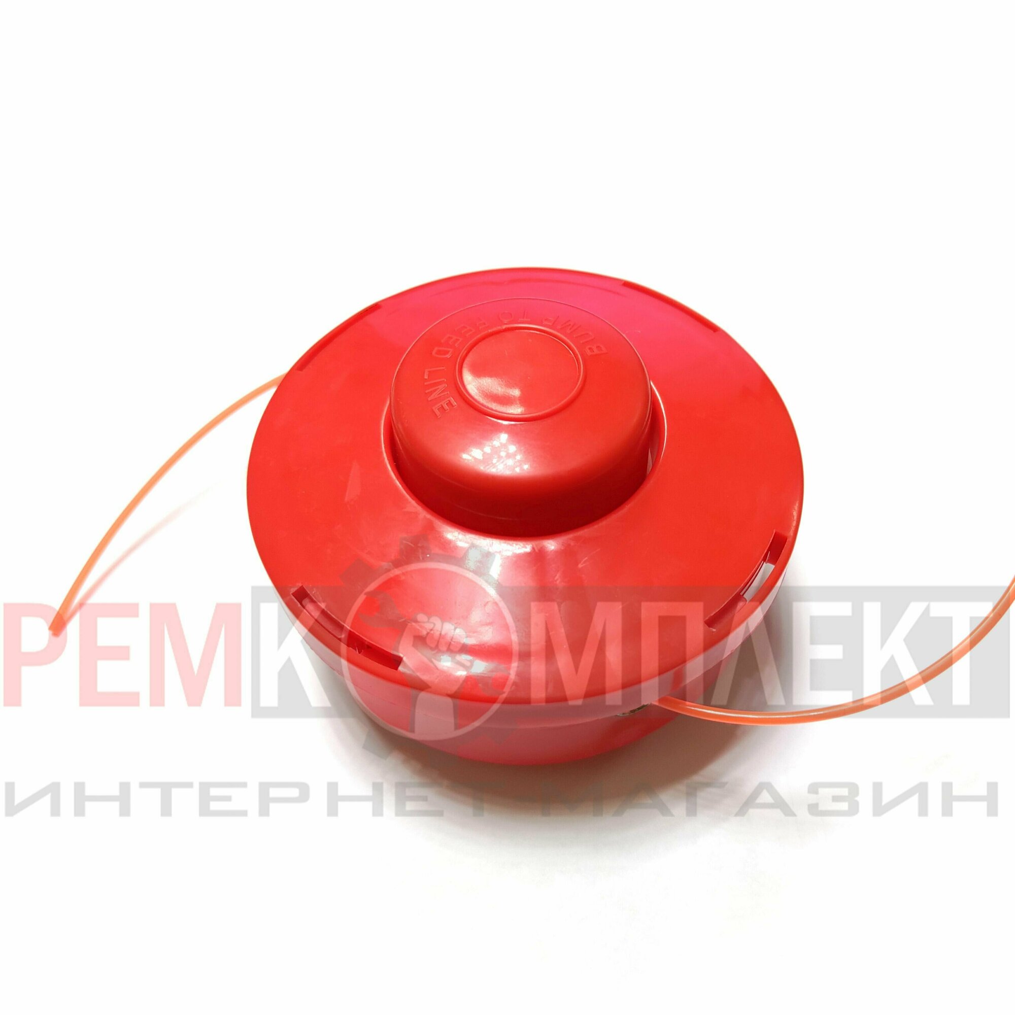 Катушка для триммера универсальная красная гайка М10 левая 010124(1A1)