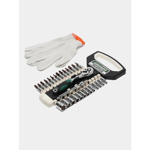 Набор головок с трещеткой Greener 30 предметов 2199₽