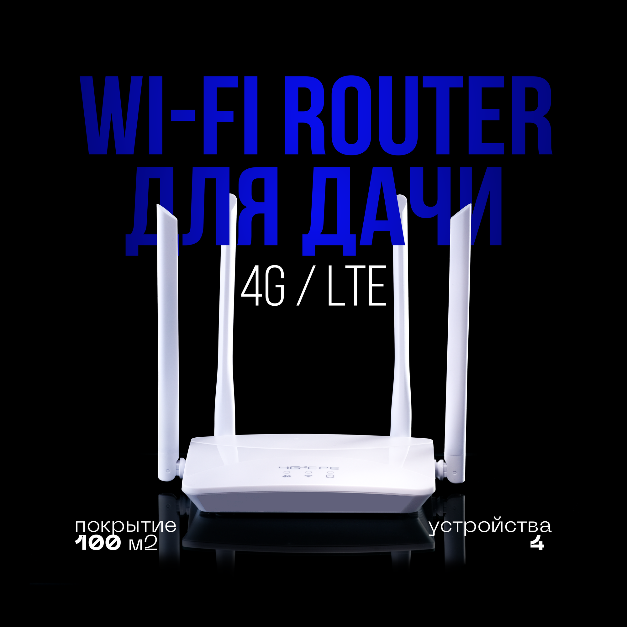 CPE Роутер Wi-Fi с сим-картой