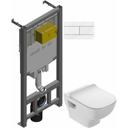 Комплект подвесной унитаз Jacob Delafon Struktura EDF102-00 + E70025-00 + система инсталляции Jacob Delafon E29025-NF + E4316-00 комплект подвесной унитаз jacob delafon struktura edf102 00 e70025 00 система инсталляции grohe 38772001