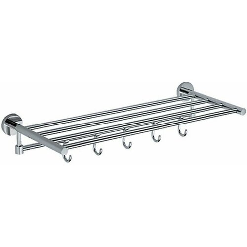 Полка для полотенец с держателем VIKO V-229 594х234х169мм хром 8508₽