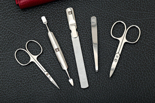 Набор маникюрный Zwilling Inox 5 предметов, красный - фото №7