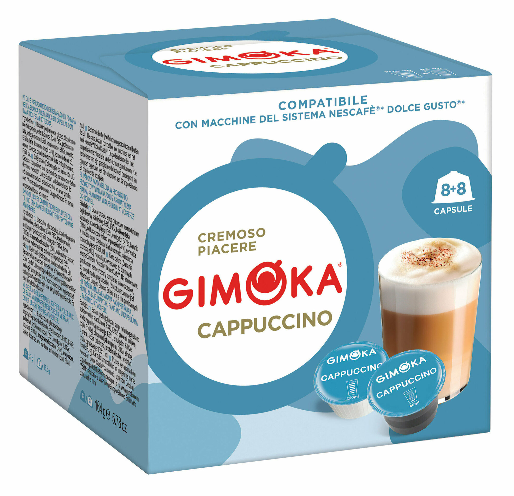 Кофе в капсулах Gimoka Dolce Gusto Cappuccino, 48шт - фотография № 12