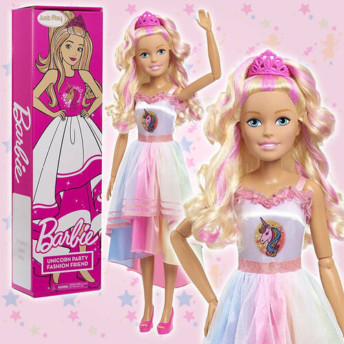 Кукла Barbie Лучшая подружка с единорогом 70 см