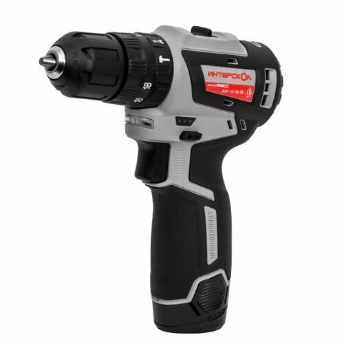 Аккумуляторная ударная дрель-шуруповерт ИНТЕРСКОЛ ДАУ-1012В 38 минимакс с бесщеточным двигателем 7672245 1042000₽