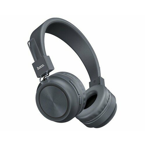 Наушники с Bluetooth Hoco W25 + с микрофоном черные наушники с микрофоном hoco dm20 1 2м черные