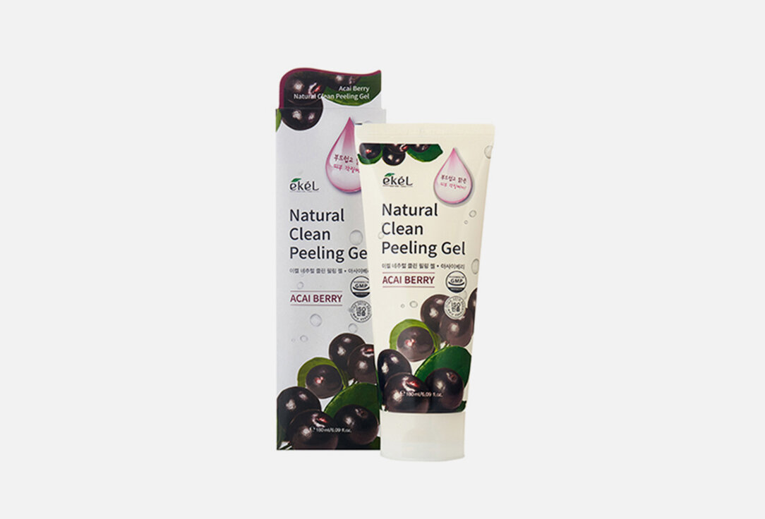 Пилинг-скатка Ekel, Natural Clean peeling gel Acai Berry 180мл