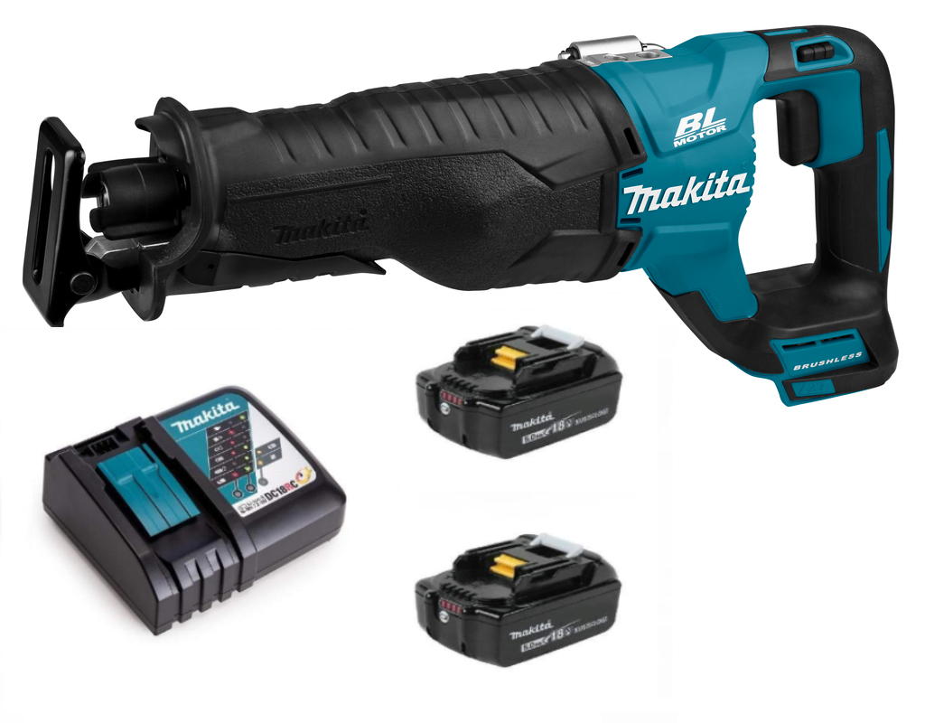 Аккумуляторная сабельная пила Makita DJR187RT2 (18V 2x5Ah з/у Li-Ion)